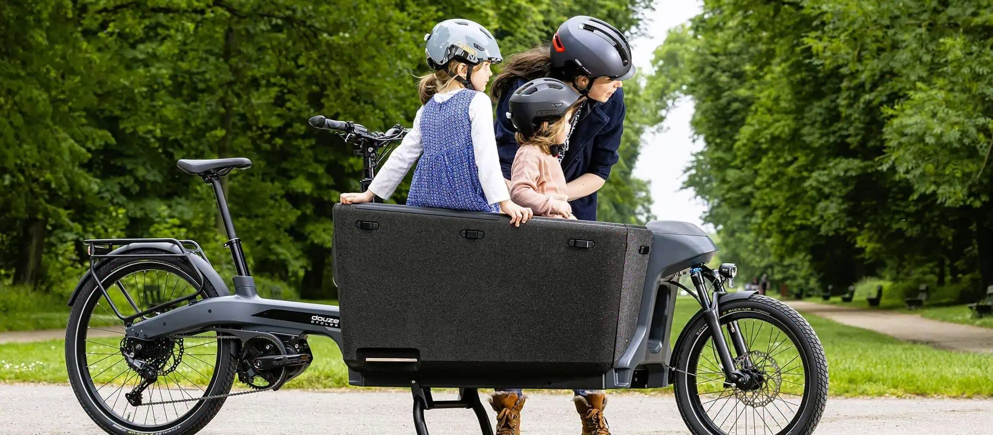 Casque sécurité enfant vélo cargo longtail